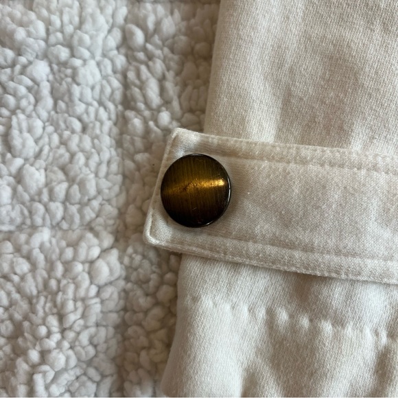 Cream sweatshirt jacket - Picture 6 of 7